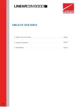 Preview for 2 page of Linear LINEARCOM3000 Operation Manual