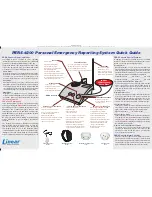 Предварительный просмотр 1 страницы Linear PERS-4200 Series Quick Manual