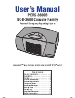 Preview for 1 page of Linear Personal Emergency Reporting System PERS-3600B User Manual