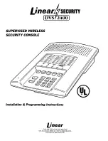 Linear Security DVS-2400 Installation & Programming Instructions preview