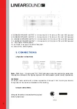 Предварительный просмотр 7 страницы Linearsound LTS.A4120L Operation Manual