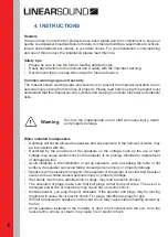 Preview for 4 page of Linearsound LTS.PDS50 Operation Manual