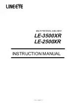 Предварительный просмотр 1 страницы LineEye LE-2500XR Instruction Manual