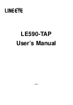 Предварительный просмотр 1 страницы LineEye LE590-TAP User Manual