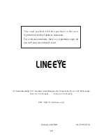 Предварительный просмотр 25 страницы LineEye SI-35USB Instruction Manual