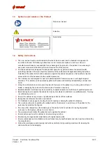 Preview for 5 page of LINET 4RA10011011D3 User Manual And Technical Description