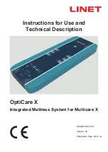 Preview for 1 page of LINET OptiCare X Instructions For Use And Technical Description