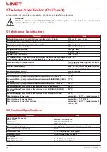 Предварительный просмотр 20 страницы LINET OptiCare X Instructions For Use And Technical Description