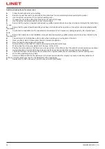 Preview for 14 page of LINET SafeSense 3 Instructions For Use And Technical Description