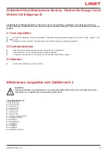 Preview for 15 page of LINET SafeSense 3 Instructions For Use And Technical Description