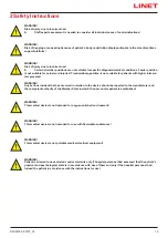 Preview for 15 page of LINET Sprint 200 Instructions For Use And Technical Description