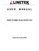 Linetek HD1TO1LR1 User Manual preview