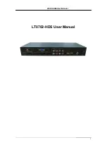 Preview for 1 page of Linetek LT0702-HDS User Manual