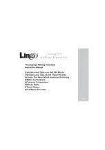 Lingo TTV-6 Instruction Manual preview