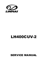 Linhai LH400CUV-2 Service Manual preview