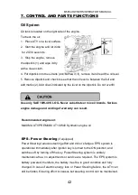 Preview for 42 page of Linhai M565L EURO IV Owner'S Manual