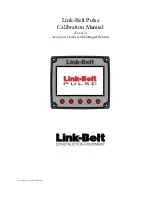 Link-Belt PULSE Calibration Manual предпросмотр