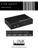 Preview for 1 page of Link Brand HD4X1 User Manual