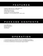 Preview for 2 page of Link Brand HD4X1 User Manual