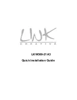 LINK Creative LKW300-21A3 Quick Installation Manual предпросмотр