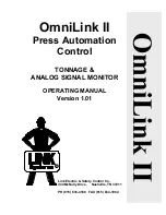 LINK ELECTRIC & SAFETY CONTROL COMPANY OmniLink II Operating Manual preview