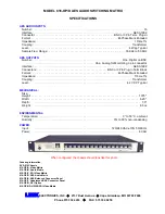 Preview for 2 page of Link electronics 816-OP/D Specifications