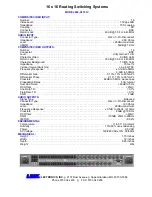 Предварительный просмотр 2 страницы Link electronics 860-XL161C Specification Sheet