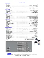 Предварительный просмотр 2 страницы Link electronics 860-XL325AV Specification Sheet