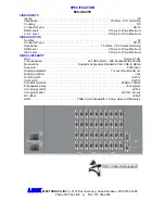 Предварительный просмотр 2 страницы Link electronics 860-XL325V Specification Sheet