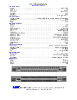 Предварительный просмотр 2 страницы Link electronics 861-XL1616F Specification Sheet