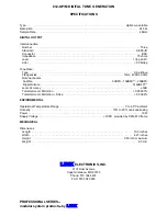 Preview for 2 page of Link electronics AES Tone Generator 812-OP/M Specification Sheet