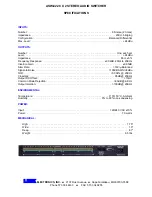 Предварительный просмотр 2 страницы Link electronics ASW-822 Specification Sheet