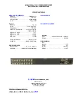 Preview for 2 page of Link electronics AVS-816/VA Specification Sheet