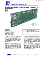 Link electronics DigiFlex 1153 Specification Sheet preview