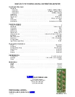 Preview for 2 page of Link electronics DigiFlex 1175 Specification Sheet