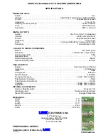 Preview for 2 page of Link electronics DigiFlex 1660 Specification Sheet