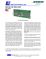 Link electronics Genflex 812-OP/D Specification Sheet preview