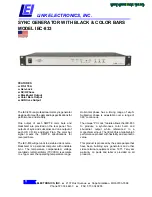 Предварительный просмотр 1 страницы Link electronics IEC-833 Specification Sheet