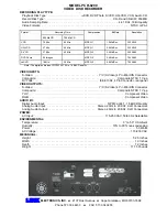 Предварительный просмотр 2 страницы Link electronics PCR-8200 Specifications