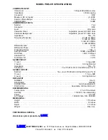 Preview for 2 page of Link electronics PDR-870 Specification Sheet