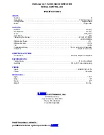 Предварительный просмотр 2 страницы Link electronics VSW-824 Specification Sheet