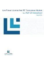 LINK LABS LL-RLP-20 Manual preview