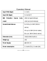 Предварительный просмотр 6 страницы LINK-MI LM-CX100IR Operation Manual