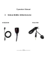 Предварительный просмотр 12 страницы LINK-MI LM-CX100IR Operation Manual