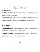 Предварительный просмотр 13 страницы LINK-MI LM-CX100IR Operation Manual