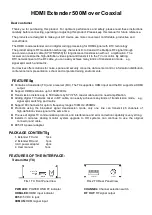 LINK-MI LM-CX500 Operating Instructions Manual preview