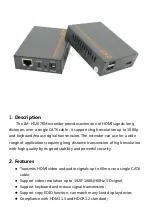 Preview for 2 page of LINK-MI LM-HT207KM User Manual