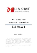 Preview for 1 page of LINK-MI LM-MSW1 User Manual