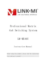 LINK-MI LM-MX44U Instruction Manual preview