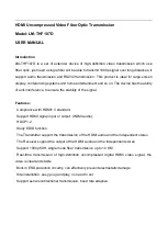 Preview for 1 page of LINK-MI LM-THF107D User Manual